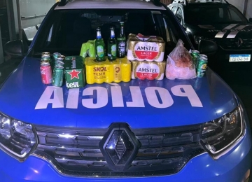 Homem é preso por furtar diversas cervejas e carne em Rio Verde