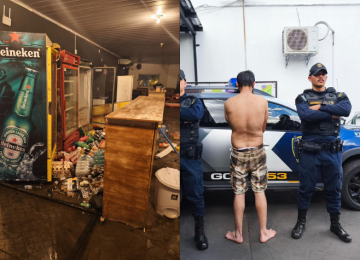 Homem expulso por confusão em comércio retorna ao local e causa prejuízo de R$ 30 mil, em Rio Verde