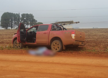 Homem morre após caminhonete atingir poste e sofrer descarga elétrica na zona rural de Rio Verde