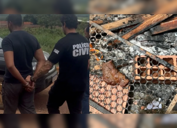 Homem é preso por matar cachorro, assar carne do animal e ameaçar mãe e avó em Planaltina