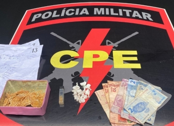 Homem é preso por tráfico de drogas na Vila Serpro