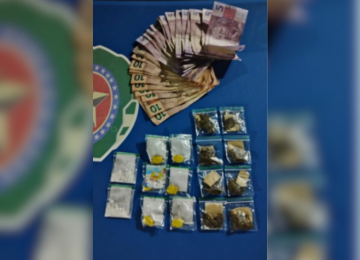 Homem é preso por traficar drogas em residência com a esposa grávida, em Rio Verde