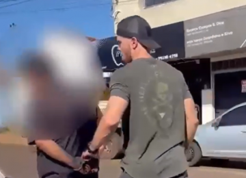 Homem que perfurou pescoço de vítima em briga de trânsito no Bairro Eldorado é preso pela PC, em Rio Verde