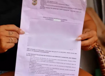 Homem rasga medida protetiva e enfia o papel na boca da vítima em MS