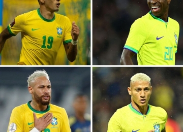 Em seu primeiro jogo, Tite escala 4 atacantes: Neymar, Vini Junior, Raphinha e Richarlison