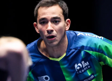 Mesa-tenista Hugo Calderano fica fora do Grand Smash após ser impedido de entrar nos EUA