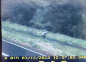Motocicleta é flagrada a 210 km/h na BR-060, em Rio Verde