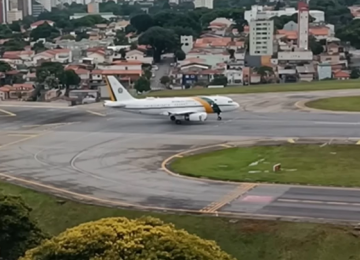 Aerolula tem decolagem interrompida em Congonhas, após presidente cumprir agenda em SP