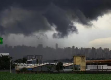 Goiás está sob alerta de perigo para temporal e ventania