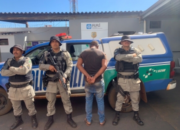 Batalhão Rural recaptura foragido na zona rural de Rio Verde-GO