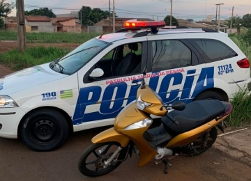 Em poucas horas, PM recupera motoneta roubada no Residencial Maranata