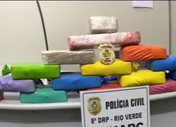 Drogas avaliada em um milhão de reais é apreendida pela Polícia Civil 