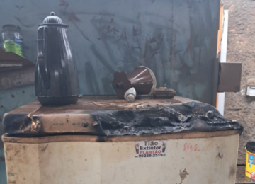 Incêndio criminoso em oficina termina com ex-funcionário detido pela PM no Bairro Canaã, em Rio Verde