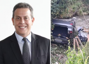 Ministro do TST estava em veículo que caiu de ponte no Rio Bom Sucesso, em Rio Verde