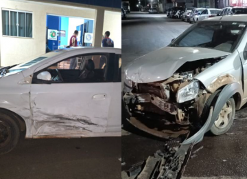 Motorista embriagado é preso pela PM após colisão no centro de Montividiu