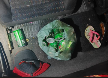 Motorista é flagrado embriagado com criança no carro e porções de maconha e bebida na Vila Amália