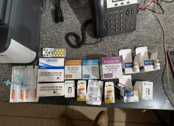 Motorista é preso pela PRF na BR-060, transportando anabolizantes e medicamentos de uso controlado
