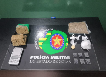 Traficante de drogas é preso no bairro Martins, em Rio Verde