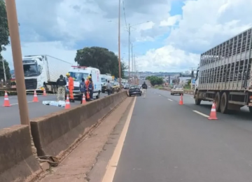 Pedestre morre após atropelamento na BR-060, em Rio Verde