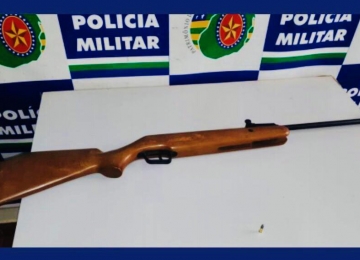 PM apreende arma alterada em Rio Verde 