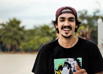 A nova paixão do Goiano: Skateboarding