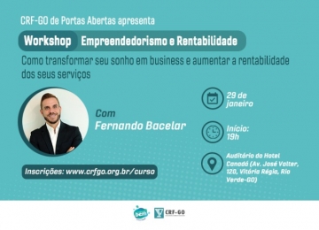 CRF realiza workshop de empreendedorismo em Rio Verde