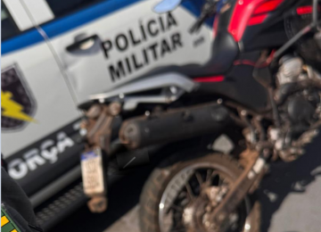 PM localiza motocicleta com registro de apropriação indébita no Centro, em Rio Verde
