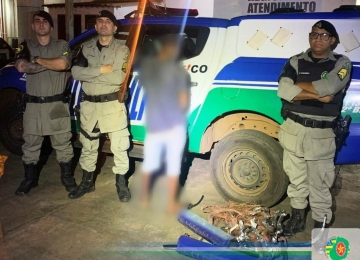 PM prende bandido que roubou fios e deixou 08 bairros sem internet em Rio Verde