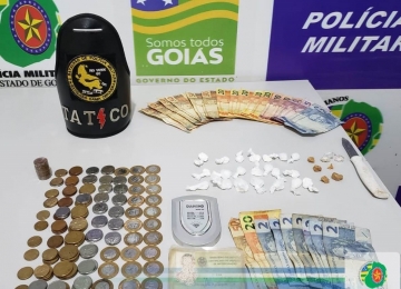 PM prende trio do tráfico de drogas no Jardim Mondale em Rio Verde