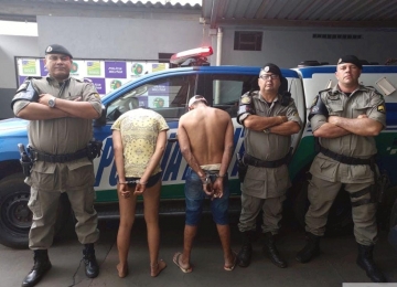 PM prende casal por roubo e tráfico em Rio Verde