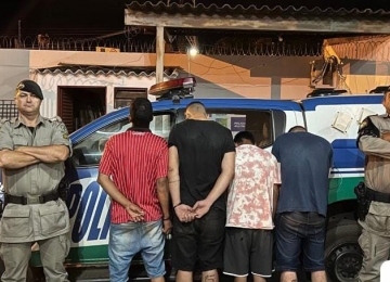 PM prende grupo que roubou e agrediu dois irmãos em Rio Verde
