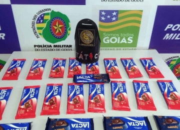 PM prende homem por roubar chocolates em mercado no centro de Rio Verde