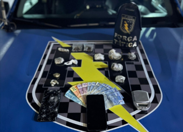 PM prende suspeito de tráfico e associação criminosa na Vila Borges, em Rio Verde