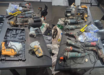 PM recupera ferramentas furtadas que seriam vendidas a ferro-velho no Maurício Arantes, em Rio Verde
