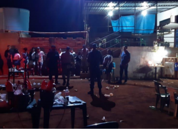 Forças de segurança encerram festa clandestina na zona rural de Rio Verde