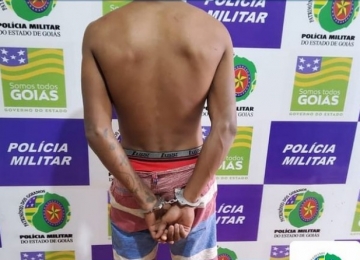 PM prende em flagrante suposto autor de tentativa de homicídio em Rio Verde