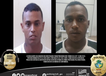 Polícia Civil atende vítima de violência doméstica e prende dois homens foragidos de Goiânia em Rio Verde