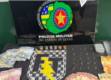Polícia Militar apreende drogas e prende suspeito de tráfico na Vila Amália