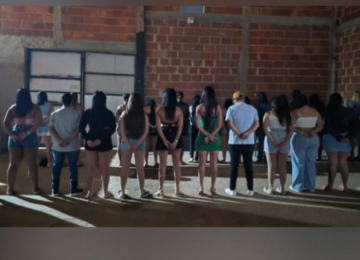 Polícia Militar e GCM encerram festa irregular com menores consumindo álcool em Rio Verde