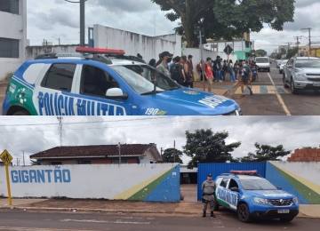 Polícia Militar faz vigilância em escolas de Rio Verde