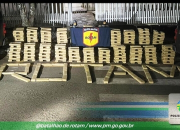 Polícia prende quase uma tonelada de drogas entre Jataí e Mineiros