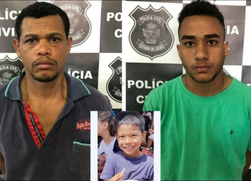 Padrasto e comparsa são presos por matar menino afogado na lama em Goiânia (GO)