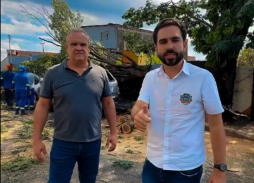 Prefeito Wellington Carrijo anuncia trabalhos de desobstrução de vias após tempestade em Rio Verde