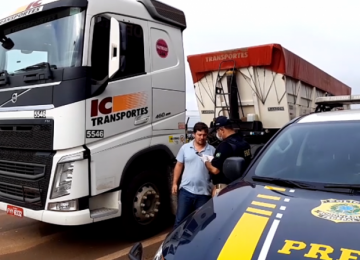 PRF em Goiás inicia campanha siga em frente caminhoneiro