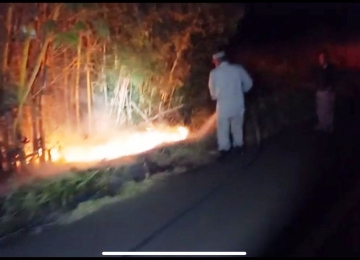 PRF prende trabalhador rural flagrado ateando fogo às margens da BR-060