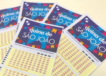 Prêmio recorde de R$ 230 milhões será sorteado na Quina de São João neste sábado (28)