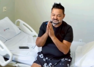 Após semana internado, cantor Ray, que faz dupla com Renan recebe alta e agradece apoio dos fãs