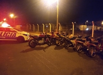 Mais 18 motocicletas são apreendidas em Rio Verde através da Operação Caráter Geral 