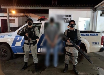 Patrulha Rural prende rapaz com posse irregular e variadas munições em Rio Verde