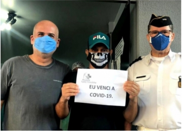 Soldado e coronel da PM recebem alta após vencerem a covid-19 em Rio Verde